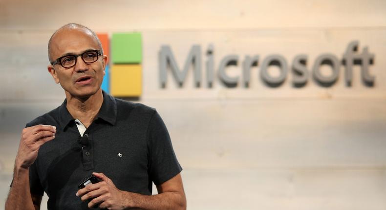 Microsoft CEO Satya Nadella.