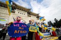 Tajwan solidarny z Ukrainą. Manifestacja pod hasłem "Ku Zwycięstwu"