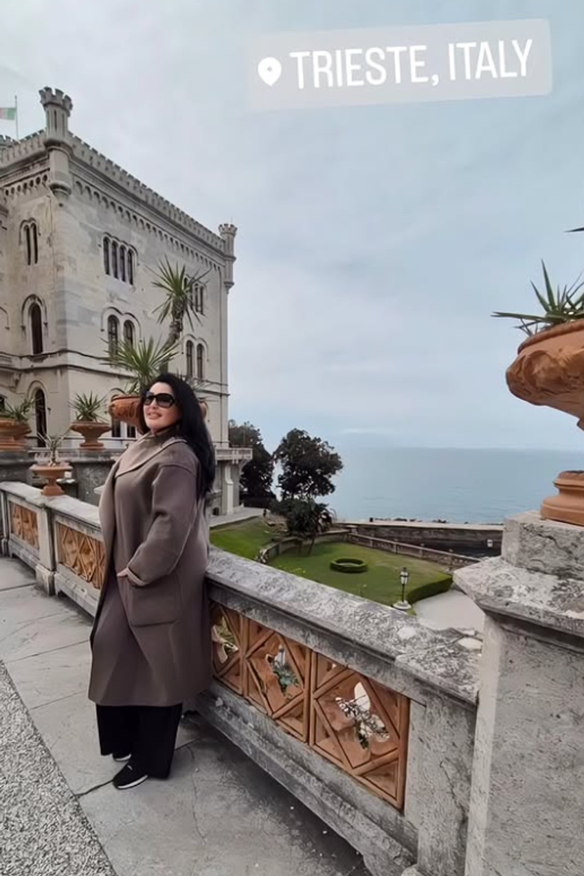 Dragana Mirković, objava iz Italije