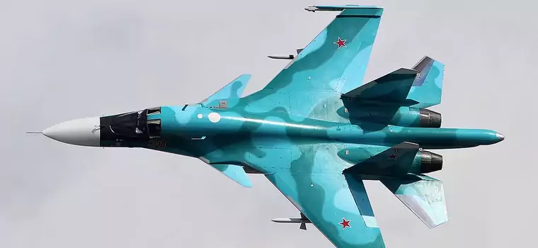 Rosyjski Su-34 zestrzelony w Ukrainie. To jeden z najnowszych samolotów w armii Putina
