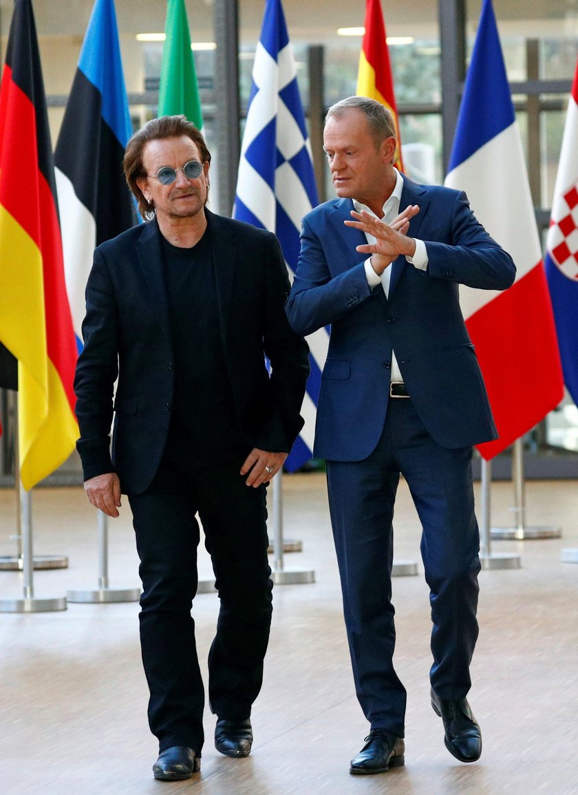 Bono i Donald Tusk