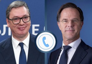 Aleksandar Vučić i Mark Rute