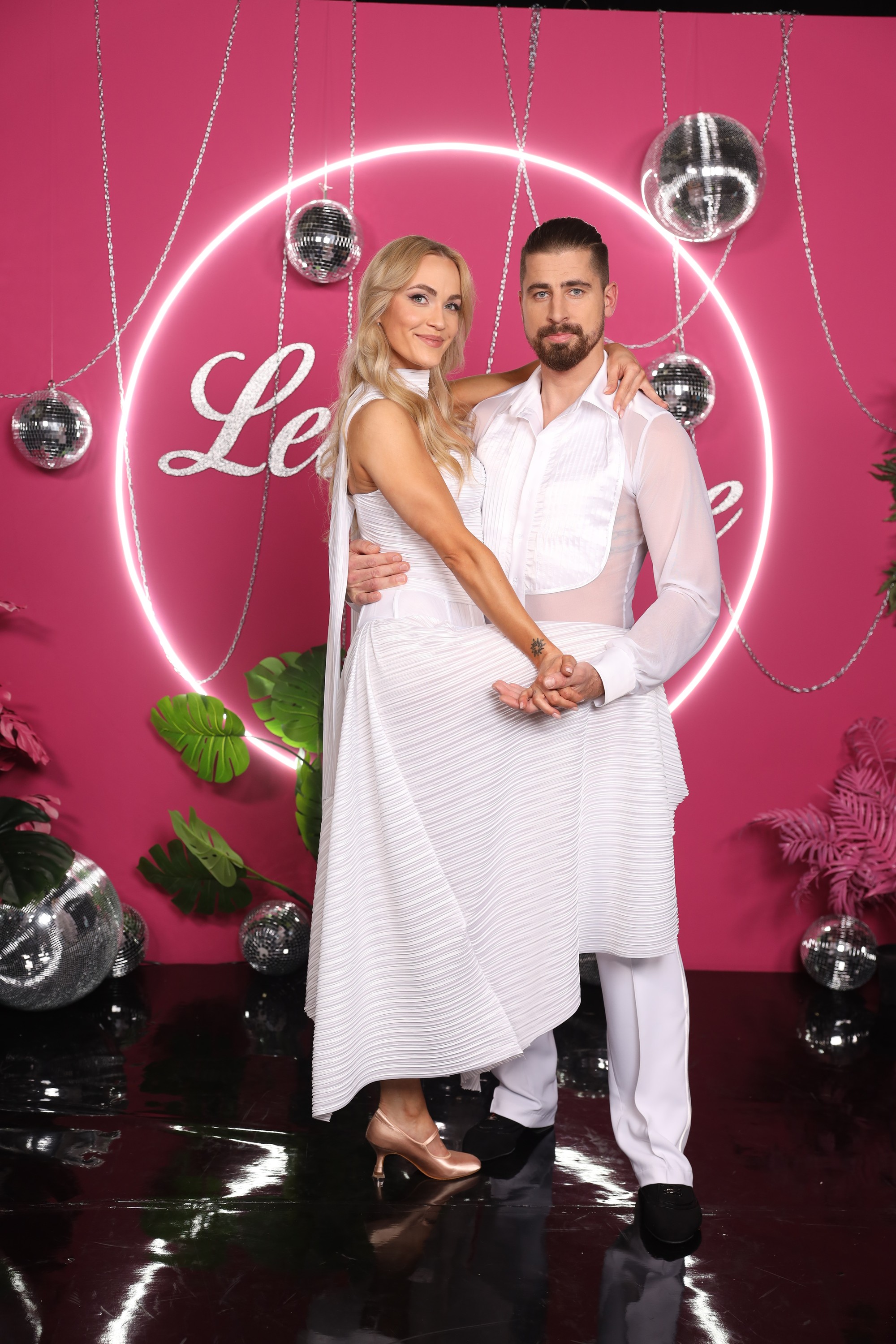 Peter Sagan a Eliška Lenčešová v Let's Dance.