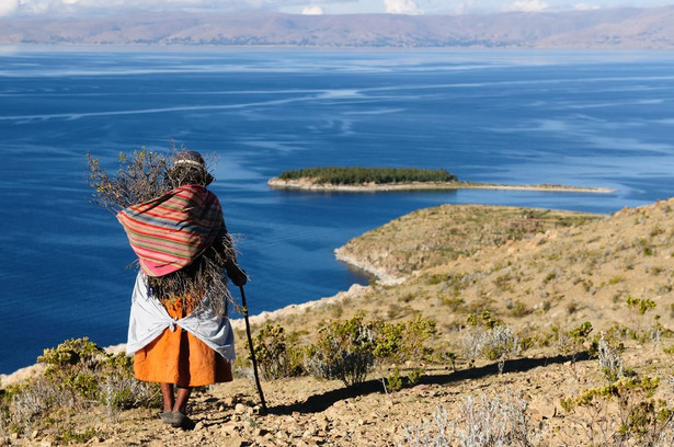 Boliwia - Isla del Sol d jeziorem Titicaca