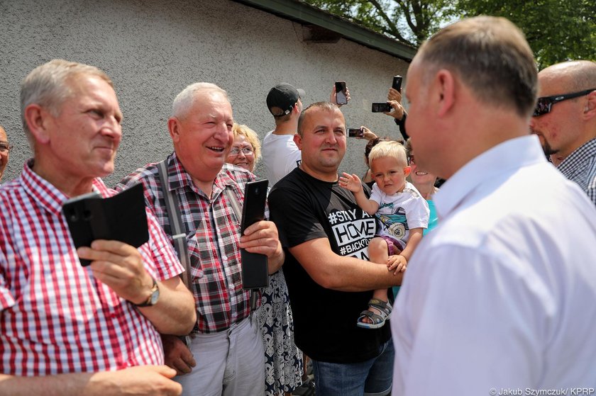 Prezydent Andrzej Duda u Bardowskich. Skrytykowali ich za strój