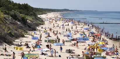 Szok na plaży w Łazach. Plażowicze przecierali oczy ze zdumienia