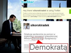 Sikorski sadzi byki na Twitterze