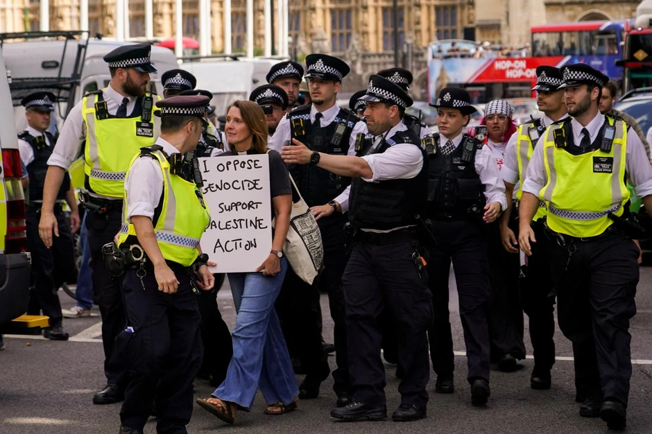 london gaza protest