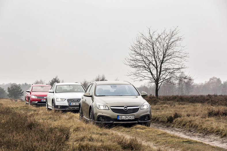 Używane kombi idealne na złe drogi - Passat Alltrack kontra A4 Allroad i Insignia Country Tourer