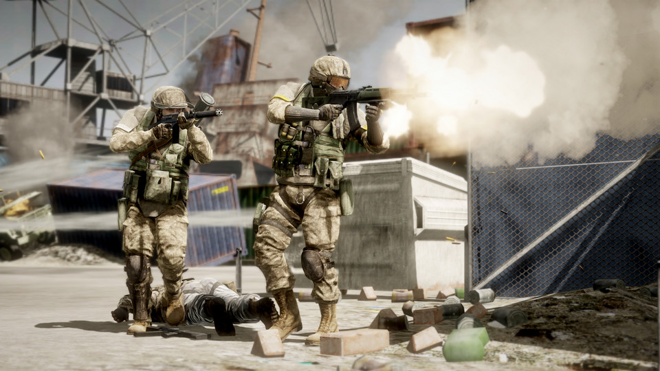 Kadr z gry "Battlefield: Bad Company 2"