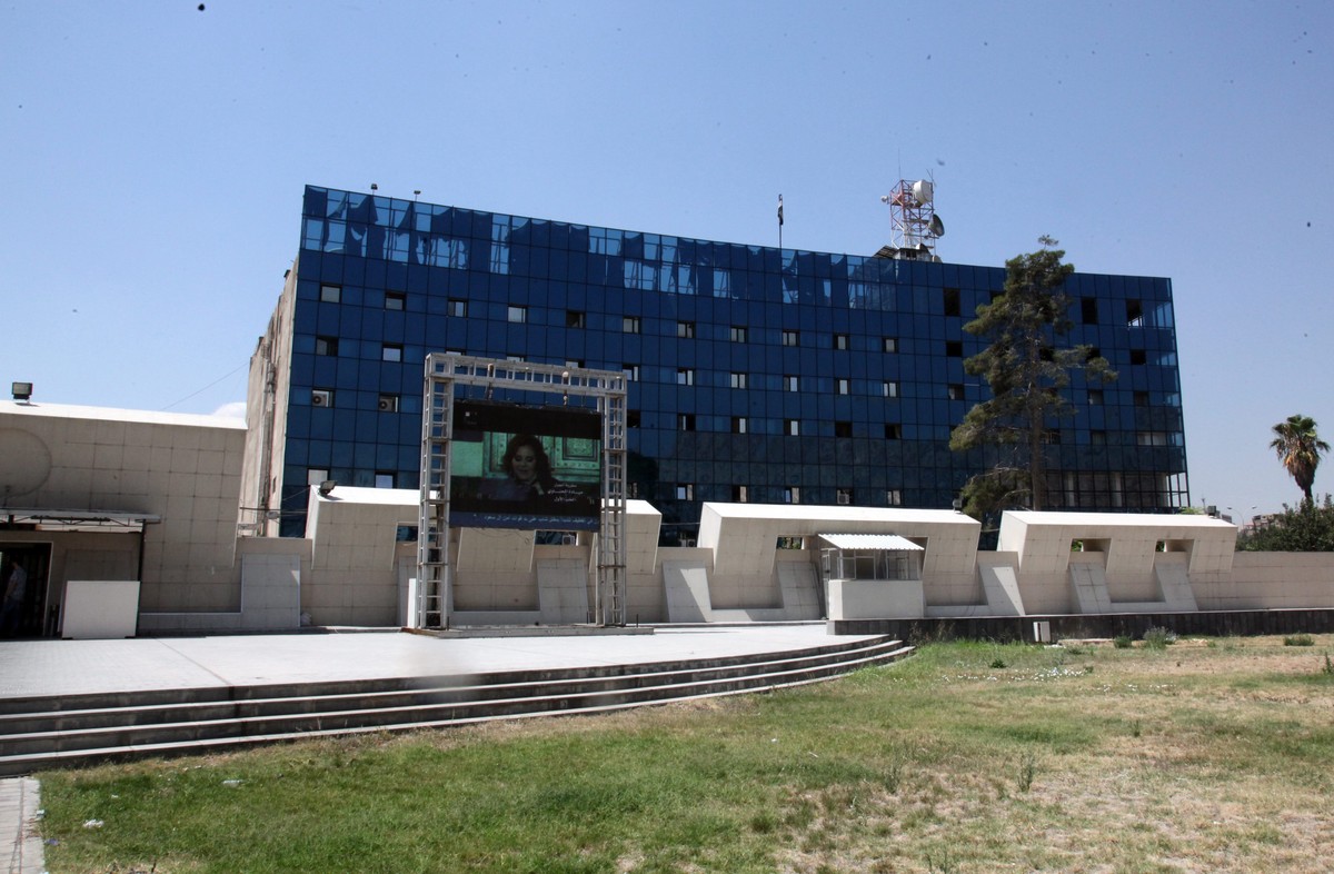 Siedziba syryjskiej telewizji