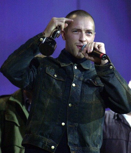 Chris Martin w 2001 roku