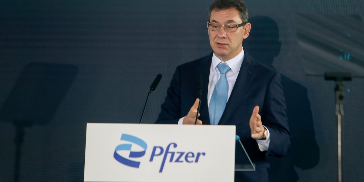 Albert Bourla, prezes koncernu Pfizer.