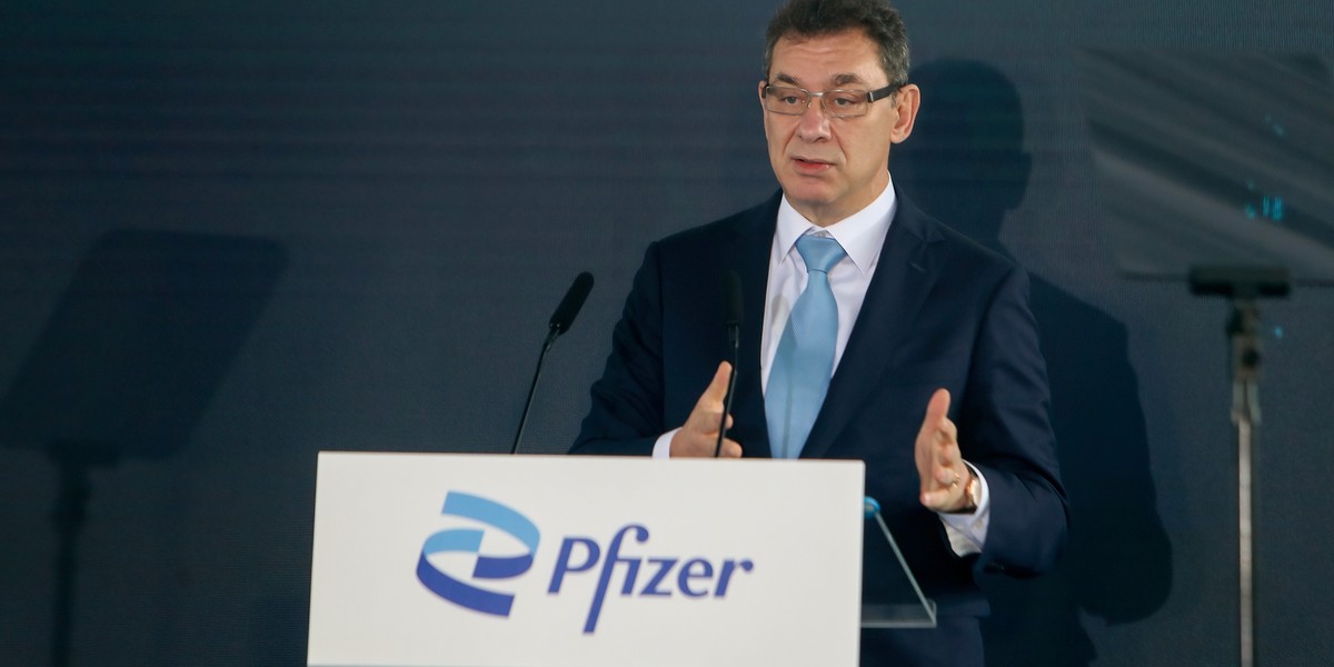 Albert Bourla, prezes koncernu Pfizer.