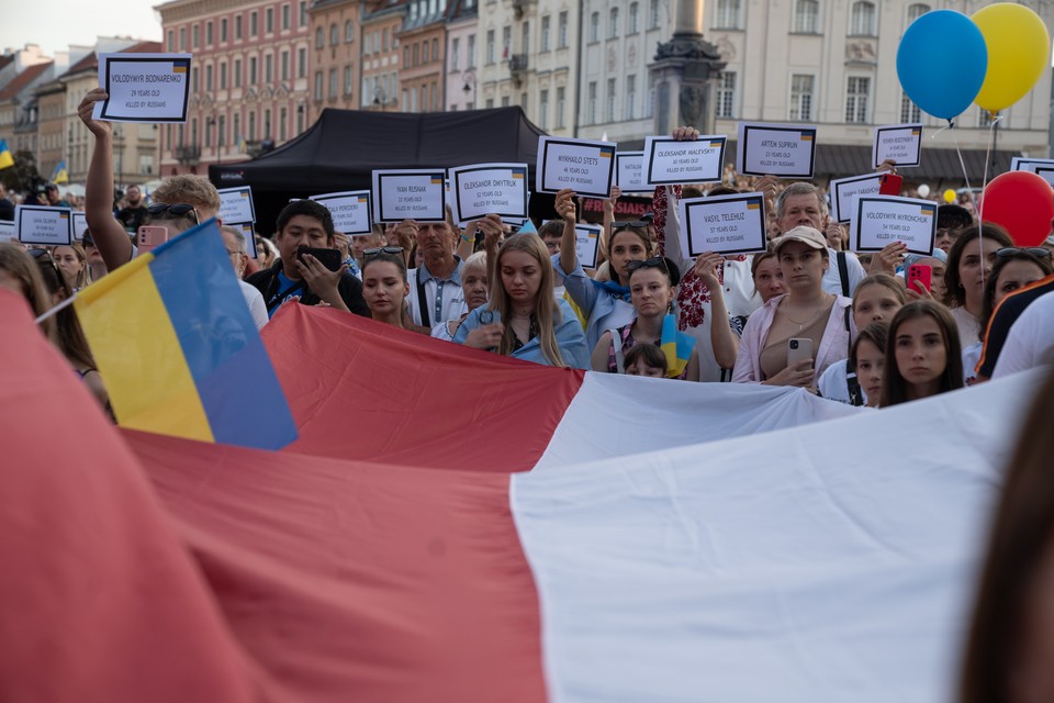 Święto Niepodległości Ukrainy w Warszawie, Plac Zamkowy 24.08.2023