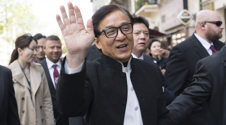 Jackie Chan Magyarországon van /Fotó: Járai László
