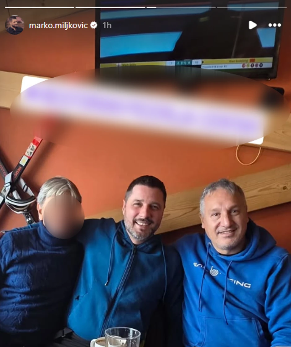 Marko Miljković otišao sa Gagijem Đoganijem na skijanje: Objavio sliku na kojoj se grli sa Luninim ocem