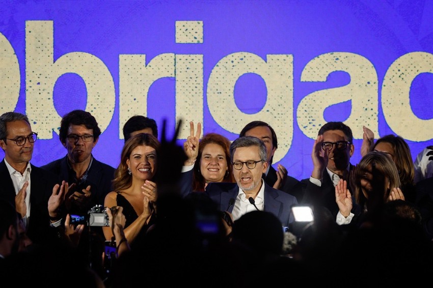 Karlos Moedas, kandidat koalicije PSD/IL/CDS za lisabonsko gradsko veće tokom izborne noći u Lisabonu, Portugal 13. oktobra