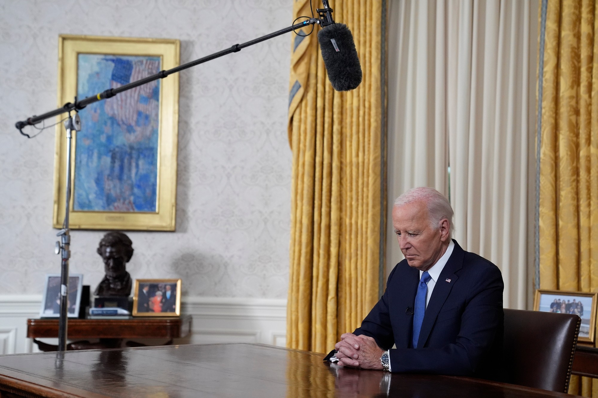 Bidenov prejav v Oválnej pracovni po odstúpení z kandidatúry vo voľbách.