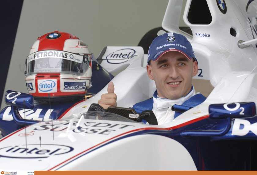 To zdjęcie pochodzi z GP Węgier z 2006 roku. Wówczas Robert Kubica był kierowcą BMW Sauber i dojechał do mety siódmy