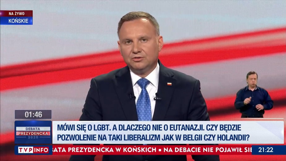 "Debata" w TVP. O czym mówił Andrzej Duda? 