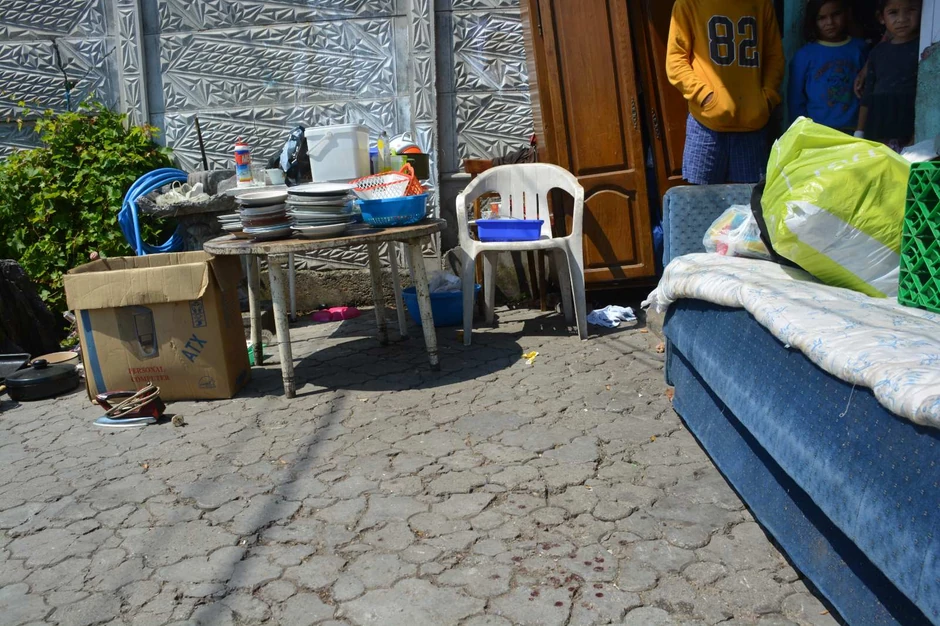 Dvorište Pavlovića u kojem se aktivirala kapisla - Foto N Božović