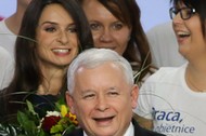 Jarosław Kaczyński i Marta Kaczyńska