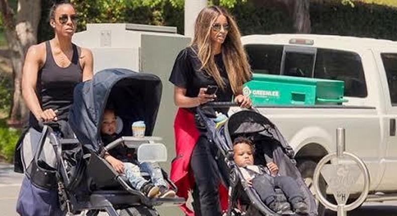 Ciara and Kelly Rowland out on play date with sons, Titan and Future