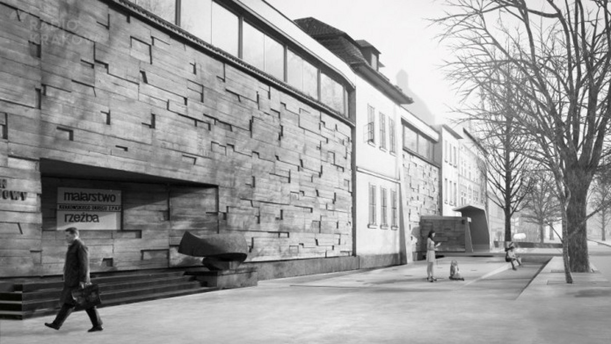 Cztery dodatkowe kondygnacje podziemne, przeniesienie kawiarni funkcjonującej obecnie w pawilonie na Plantach do budynku oraz ruchome stropy - to niektóre z rozwiązań zaproponowanych przez autorów pracy, który zwyciężyła w konkursie na projekt przebudowy galerii Bunkier Sztuki w Krakowie.