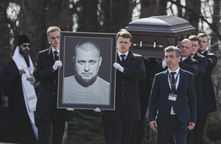 Pogrzeb Władlena Tatarskiego. Moskwa, 8 kwietnia 2023 r.