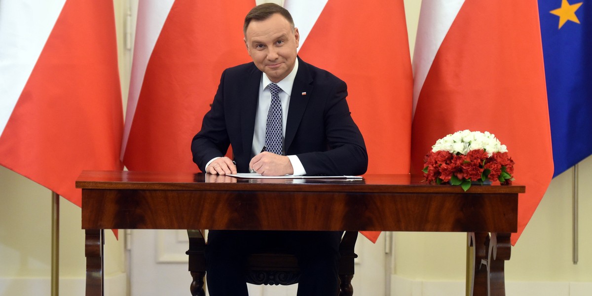 Prezydent Andrzej Duda.