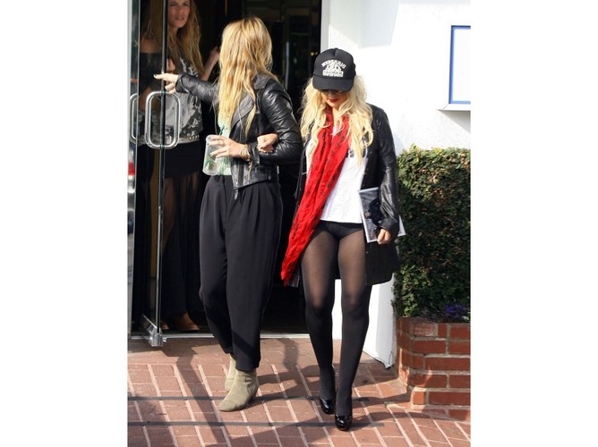 Christina Aguilera dumnie paradowała w samej bieliźnie.