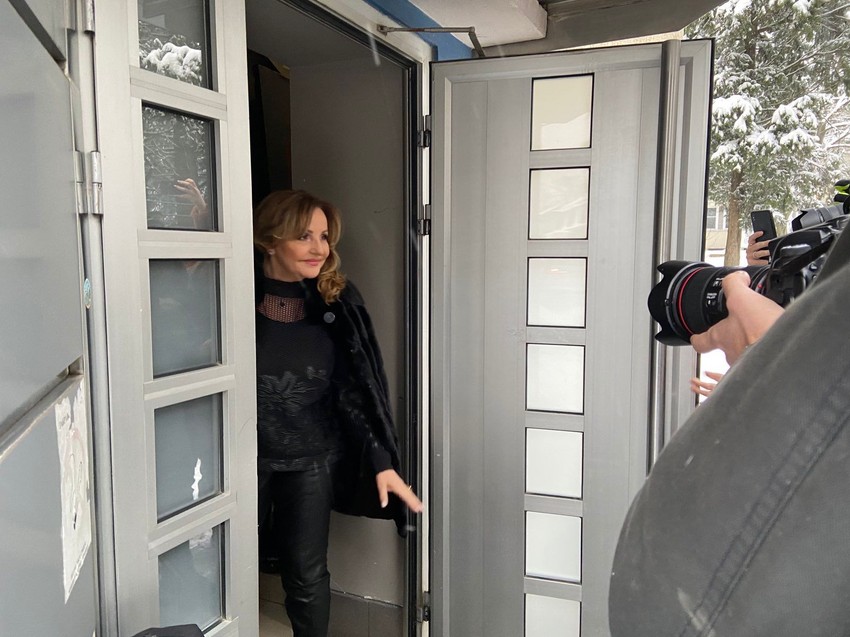 Ana Bekuta na snimanju "Zvezda Granda" prvi put posle Mrkine smrti