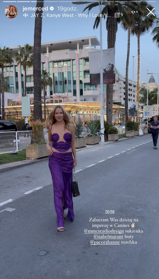 Jessica Mercedes w Cannes