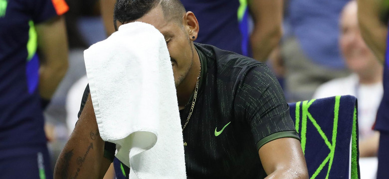 Kyrgios: wycofanie się z turnieju było kwestią czasu