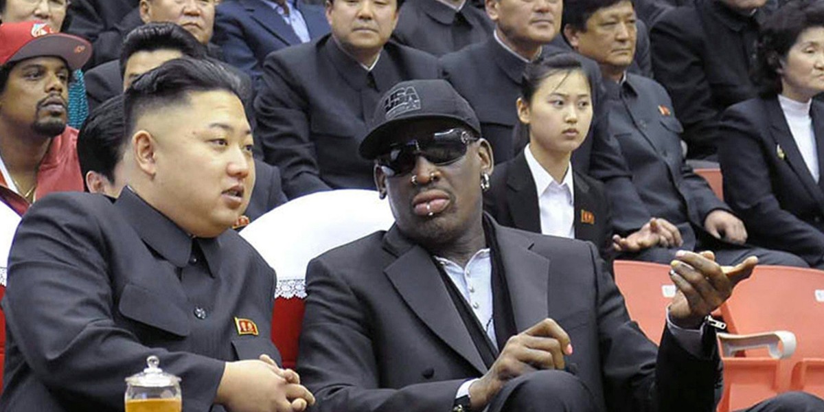 Denis Rodman i Kim Jong-Un