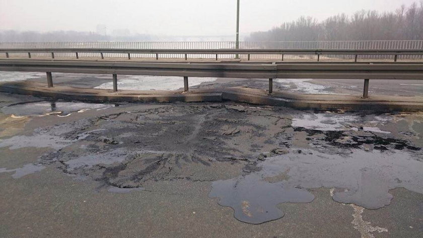 Pożar mostu Łazienkowskiego