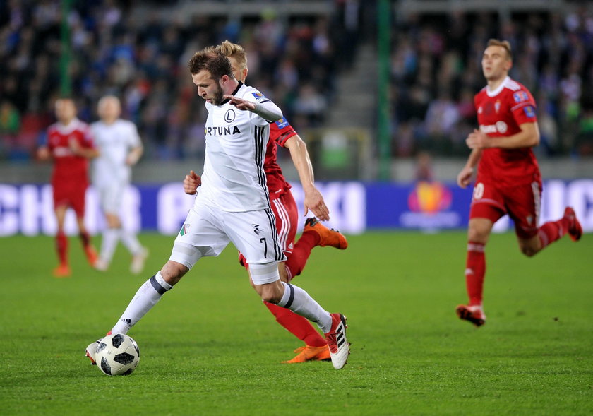 Pilka nozna. Ekstraklasa. Legia Warszawa - Pogon Szczecin. 07.04.2018