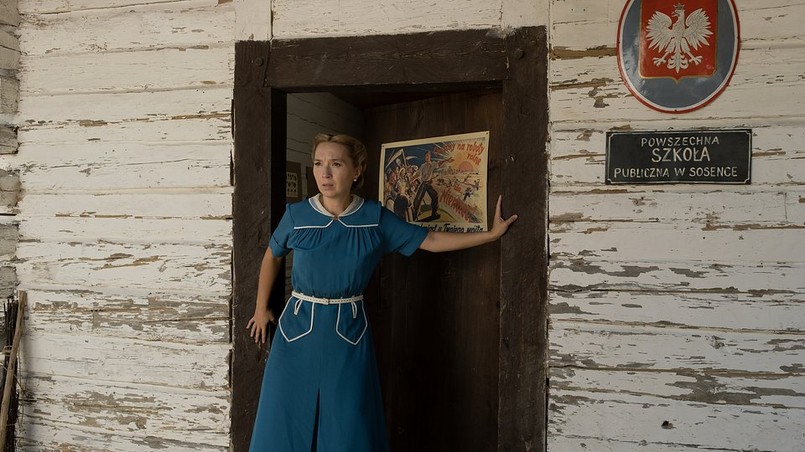 Sylwia Skrzypczak-Piękoś w filmie "Pani od polskiego"