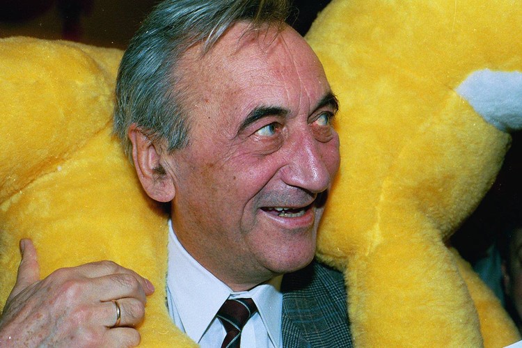 Tadeusz Mazowiecki podczas kampanii wyborczej