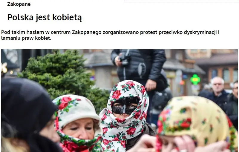 Stajk Kobiet w Zakopanem