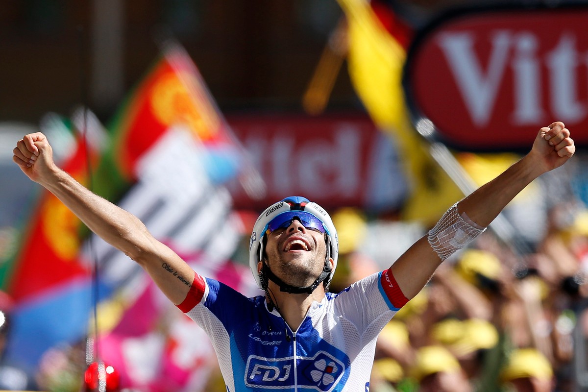 Tour de France: Pinot wygrał 20. etap, Froome blisko triumfu