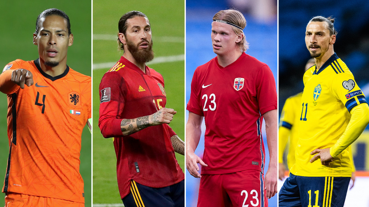 Euro 2020: Ramos, Van Dijk i Haaland, czyli wielcy nieobecni turnieju