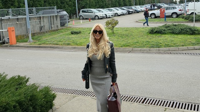 Bojana Lazić na snimanju "Pinkovih zvezda"