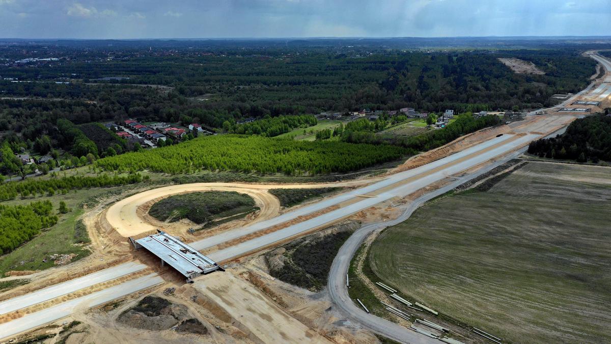 Budowa odcinka autostrady A-1 pod Czestochowa