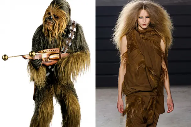 Chewbaca i Rick Owens, fot. Getty Images / Richard Bord