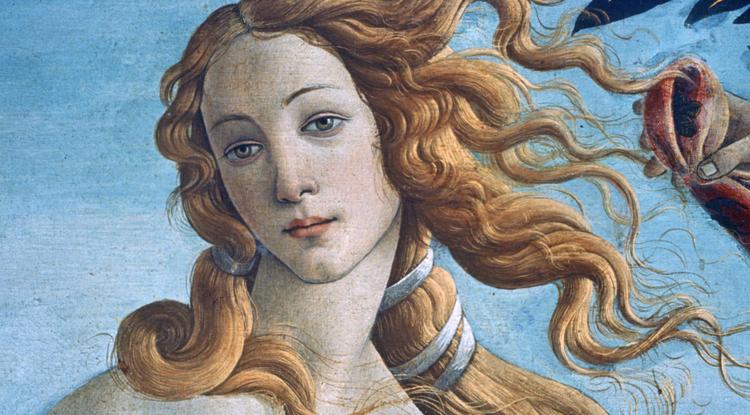 Vénusz születése, Sandro Botticelli festménye. Fotó: Getty Images