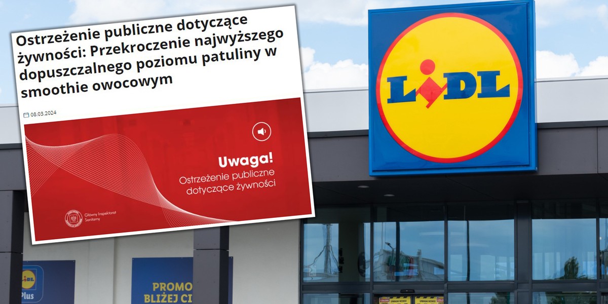 Nadzór sanitarny ostrzega przed toksynami w smoothie z jagód acai i granatu, sprzedawanych w sklepach Lidla. 