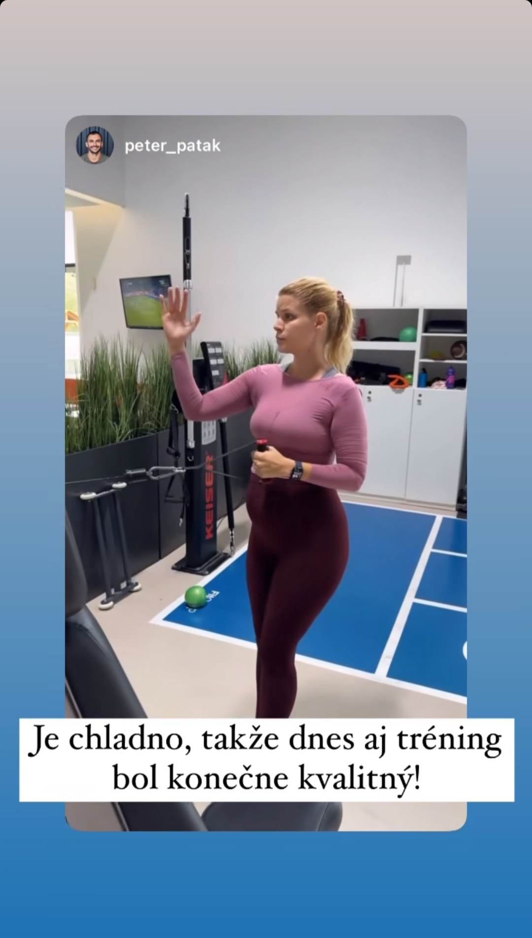 Zuzana Kovačič Hanzelová si ochladenie pochvaľuje.