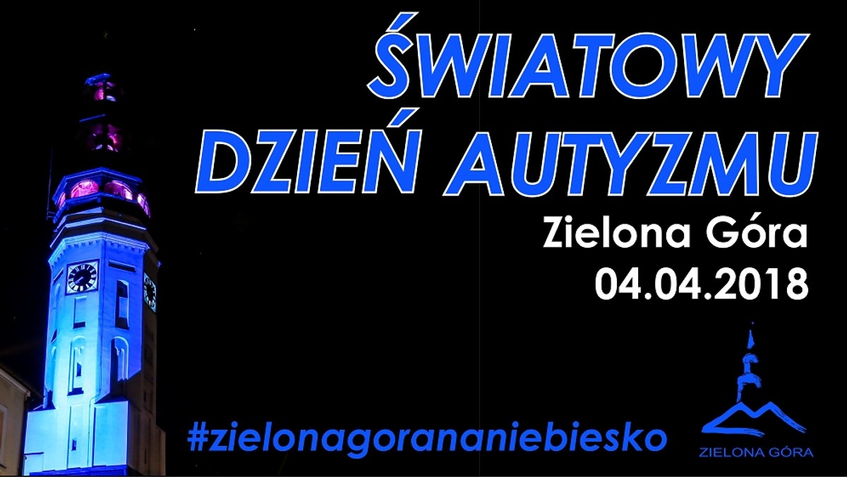 Zielona Góra solidaryzuje się z osobami cierpiącymi na autyzm. Dzisiaj z okazji Światowego Dnia Świadomości Autyzmu, który obchodziliśmy 2 kwietnia, zielonogórski ratusz oraz palmiarnia zostaną podświetlone na niebiesko. W najbliższych dniach odbędzie się także kilka wydarzeń, dzięki którym mieszkańcy będą mogli dowiedzieć się czegoś więcej na tej choroby. To efekt współpracy miasta i stowarzyszenia "Dalej Razem".